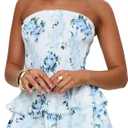 Princess Polly Women's Sunkiss Frill Mini Dress Size 0
