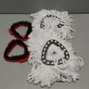 Mop Heads Replacements for Ocedar, Mop Replace Head for O Cedar, Mop Heads for O Cedar, Mop Replace Head for Cedar, Mop Heads for O Cedar Spin Mop Include 2 Pack Mop Refills & 2 Pack Scrubber Mop Head