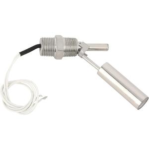 Liquid Water Level Sensor, Side Mounted Float Sensor Switch, Male Thread 1/2 NPT 304 Stainless Steel, Suitable for Liquids of Different Densities, Pressures and