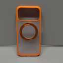 TORRAS Upgrade 360 Magnetic Stand for iPhone 17 PRO Case with Camera Control Button, Fit for MagSafe, Mil-Grade Protection, Slim Soft Edge Translucent Back for iPhone 17Pro 6.3 inch, Orange