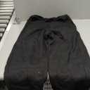 Foucome Womens Maternity Baggy Barrel Pants Wide Leg Pregnancy Lounge Sweatpants with Pockets (Small, Black)