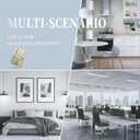 Decorative Light Switch Cover Rustic Beige Wildflower Green Plants Yellow Floral 1 Gang Oversized Single Toggle Wall Plate Jumbo Electrical Switchplate Face (1-Gang Toggle / 5 x 3 IN)