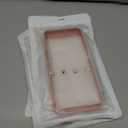 3 x for Samsung Galaxy A32 5G Phone Case, Fashion Flower Pattern Design Girls Women Liquid Silicone Cover, Slim Shockproof and Scratch-Resistant Soft Case for Samsung A32 - Butterfly Pink