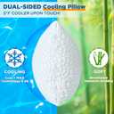 Cooling Pillow King Size 1 Pack, Adjustable Bed Pillows for Sleeping, Luxury Shredded Memory Foam Pillows, Soft Yet Supportive Firm Pillow for Side, Back, Stomach Sleepers, Cool Pillow for Hot Sleeper