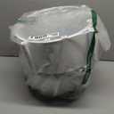 SNTD Fruit and Vegetable Basket Bowls for Kitchen with Metal Top Lid, 5 Tier Rotating Storage Rack Cart for Potato Onion Banana, Wire Basket Organizer on Wheels, Large (White)