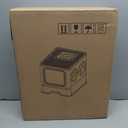 Enclosed Cat Litter Box, Large Litter Box for Big Cats, Covered Kitty Litter Boxes with Lid, Top Entry Cat Box Enclosure with Scoop, Odor Control, Easy to Clean(Grey)