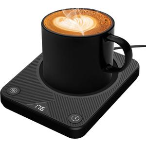 Mug Warmer, Coffee Mug Warmer, Temperature Settings, Coffee Warmer for Desk Auto Shut Off, Portable Candle Warmer Plate for Bevarages, Tea, Various Cups, Mom Gifts for Mothers Day