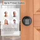Signstek Keyless Entry Door Lock,Door Knob with KeypadSmart Code Door Lock,Mute Mode,Passage Function, Easy to Install,Oil Rubbed Bronze