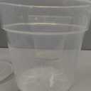 Clear Plastic Plant Pots, Transparent Multiple Sizes For Orchids Houseplants With Trays 9" tall