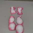 WayEee 6PCS Kids Protective Gear Set, Knee Pads for Kids 3-14 Years Old, Toddler Knee Pads and Elbow Pads, Wrist Guards Set, Skating Cycling Bike Rollerblading Scooter, Upgraded & Durable Material (Pink)