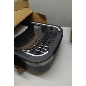 Electric Grill, with Glass Lid, Adjustable Thermostat, Electric Multi-Pan, BBQ Barbecue, Electric Grill Bottle