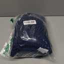 H.VERSAILTEX Bathroom Rugs Bath Rugs for Bathroom Non Slip Bath Mats Extra Thick Chenille Striped Rug 17" x 24" Absorbent Soft Shaggy Washable Dry Fast Bath Mats for Bath Room Floor - Navy