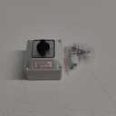 Baomain Rotary Changeover Switch SZW26-20/0-3.2D with Master Switch Exterior Box 660V 20A 4 Position 2 Phase 8 Terminals
