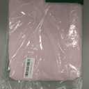Twin Fitted Bed Sheet - Bottom Single Fitted Sheet Only - Soft Hotel Luxury Bedding w/ 8-16 Inch Deep Pockets - Breathable, Cooling & Wrinkle Free - Easy-Care, Fade and Shrink Resistant - Light Pink