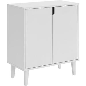 Panana White Coffee Bar Cabinet, Farmhouse Kitchen Sideboard Buffet Storage Cabinet White Accent Sideboard Buffet Cabinet for Kitchen, Dining Room, Living Room, Hallway
