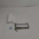 Vaydeer Metal 7 Day Pill Organizer 2 Times a Day  AM PM Weekly Travel Pill Case with Moisture-Proof Desiccant, Airtight Large Capacity Pill Box for Vitamins, Medications & Supplements (Silver) (Sliver)