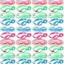 Hoteam Swim Goggles for Kids 4-9 Wide Vision Swimming Goggles Anti Fog Pool Goggles with Cases Boys Girls (24 Pairs)