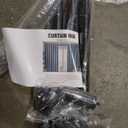 ZOCONE Tension Curtain Rods No Drilling, Adjustable 51-168 Inch, Black