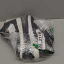 Furuian Steel Toe Shoes for Men Comfortable Safety Shoes Lace Up Work Shoes (8.5, High Top White&black)