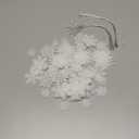 60pcs Small Snowflakes for Craft, White Glitter Resin Mini Snowflake Ornament Christmas Decorations for Christmas Embellishments Xmas Tree Winter Party DIY Craft Decor