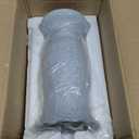 Grave Vase for Cemetery Memorial Grave Decoration Marble Color with Ground Spikes Comes with Flower Foam (Gray)