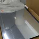 LOAAO 24X32 Inch Black Metal Framed Bathroom Mirror for Wall, Matte Black Bathroom Vanity Mirror Farmhouse, Large Rounded Rectangle Mirror, Anti-Rust, Hangs Horizontally or Vertically