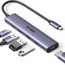 UGREEN USB C Hub 5 in 1 Multiport USB Adapter Revodok 105 4K HDMI, 100W Power Delivery, 3 USB-A Data Ports, USB C Dongle for MacBook Pro/Air, iPad Pro, iMac, iPhone 16 Pro/Pro Max, XPS, Thinkpad
