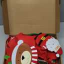 Sadnyy 6 Pcs Christmas Felt Gift Bags Baskets Xmas Celebrations Treat Bucket Christmas Santa Claus Snowman Elk Bag with Handle Portable Candy Gift Treat Holder for Party Favor Supplies