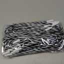 Gueevin 50 Pcs Christmas Candy Cane Pen with Black Ink Snowman Umbrella Cane Ballpoint Pen Bulk for Christmas Gifts Xmas Party Favors Supplies (Black White)