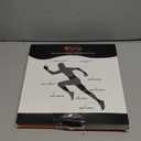 Hamstring Compression Sleeve (Pair)  Copper Thigh Support for Women & Men Relieve Groin Pull (Black, Medium)