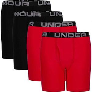 Under Armour boys Charged Stretch Boxer Jock, Lightweight & Smooth Stretch Fit Small
