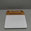 Acacia Cookbook Stand for Kitchen Counter - 12" x 12" Large Adjustable Non-Slip Acacia Wood Book Stand for Cookbooks - Collapsible for Easy Storage - Extra Large Recipe Book Holder for Kitchen Counter