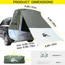 SUV Tent Car Awning, UPF 50++ with Portable Waterproof Storage Bag, Tear-Resistant, Large Space, Good Vision, Smooth Ventilation, Suitable for Outdoor Beach Camping Auto Canopy Shade