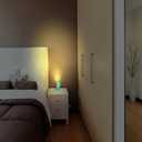 Dolphin Star Night Light Projector - 360 Rotating Starry Night Lamp, ABS Bedside Touch Control for Kids Room, Nursery Decor (Blue)