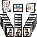 Set of 30 Photo Frames for 6x8 Photos Wall Mounting Simple Black Photo Frames Picture Frames for Wall or Tabletop Display