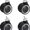 Luggage Wheels Replacement - Our Suitcase Replacement Wheels are Only Designed for TILYMOL Luggage, and aren't Compatible with Other Luggage Brands (Black)