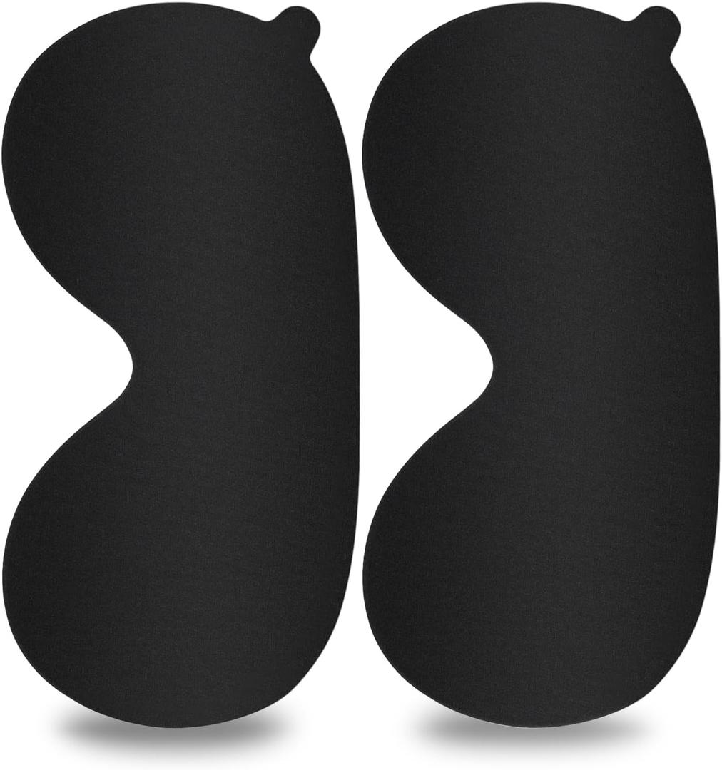 4 x Gentle No Pressure Sleep Mask | Innovational Design No Strap Sleep Eye Mask for Sleeping, Light Blocking Sleeping Mask Blindfold for Travel Yoga Nap, Side-Sleeper