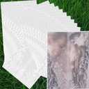 50 Pack Wildflower Vellum Jackets for 5x7 Invitations Pre-Folded Translucent Invitation Wraps with Dandelion Design Wedding, Baby Shower, Birthday Envelopes
