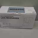 Leg Massager with Heat and Compression, Foot and Calf Massager for Circulation and Pain Relief, Compression Boots with Handheld Controller, 6 Modes 3 Intensities, Gift for Mom Dad (Black)