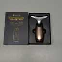 Pedete Facial Massager, 7 Colors Red Light Therapy for Face and Neck, Face Lift Device with 113F Heating Vibration for Multi Skin Care