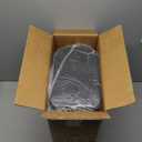 SYNCVIBE Slim Bathroom Trash Can with Lid Stainless Steel Garbage Can Soft Close Step Trash Bin with Removable Inner Bucket for Bedroom, Office, Kitchen (Matt Black, 3.5 Gallons)