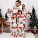 VNVNE Matching Christmas Onesie Pajamas for Women/Men/Couples/Family, Xmas Holiday Long Sleeve One-Piece Adults Pjs Sleepwear (S)