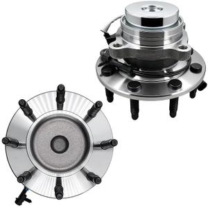 Pair 515059 Front Wheel Bearing Hub Assembly Compatible with Chevy Express 2500/3500 Gmc Savana 2500/3500 2003-2017, Silverado 2500/Suburban 2500/Sierra 2500/Yukon XL 2500 1999-2000 w ABS 8 Lugs