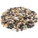 Fish Tank Rocks,Virekm River Rocks, Decorative Ornamental Pebbles Garden Landscaping Stones Gravel Filler for Home Decoration Flower Bed Fish Tank Plants Vases Succulents (10 Pounds) (Mixed Color)