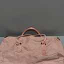 TOPBAG Travel Duffle Bag, Waterproof Weekender Carry On Tote Bags for Women, Sport Gym Bag for Men, Hospital Bag for Labor and Delivery, Overnight Luggage Bag with Trolley Sleeve Coral Pink