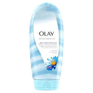 Olay Moisture Ribbons Plus Shea + Notes of Blue Lotus Body Wash, 18 oz