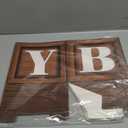 Jetec 10 Piece 7x 7x 7 inch Baby Shower Centerpiece Boxes Baby Shower Party Decorations Table Display with Letters Gender Reveal Party Favor Block Holder(Wood Style)