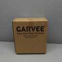 Garvee 1.6 gal / 6 L Stainless Steel Bathroom Trash Can with Lid, Slim Waterproof Garbage Can for Bedroom, Small Step-on Metal Trash Bin with Inner Bucket, Rear Handle, Soft Close Lid, Silver
