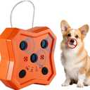 Anti Barking Device for Dogs: Ultrasonic Dog Bark Deterrent Devices with 3 Training Modes 50 FT | Dog Barking Silencer Bark Box for Indoor Outdoor | Stop Barking Control Device for Dogs (Orange)