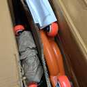 GRAND PITSTOP Motorcycle Stand, Paddock Lift Stand for Rear Wheel with Fork & Swingarm Spool,Weight Capacity 529 lbs/240 Kg's, Dismantable Stand, for Honda Kawasaki Suzuki Motorcycles, Orange